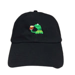KERMIT NONE OF MY BUSINESS UNSTRUCTURED DAD HAT CAP FROG TEA LEBRON JAMES NEW casquette kenye west ye bear dad cap Big Daddy hat