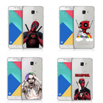 Deadpool and Harley Quinn Super Cool Marvel Hero Soft Case Cover For Samsung Galaxy S5 S6 S7 Edge S8 J3 J5 J7 2016 A3 A5 A7 2017