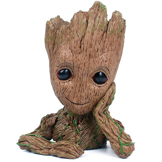 PVC Cartoon Desktop groot pot Creative pokemo Flower pots Plant Baby Bonsai Pot Cute Model Toy Pen Pot holder Drop Shipping