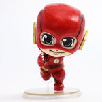 DC Comic Figure The Flash Action Figure Cute Bobble Head Doll Running Ver. Toy 8.5cm